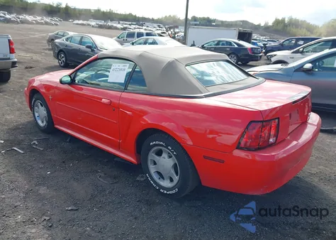 2001 Ford Mustang из США, поврежденный, VIN 1FAFP44481F180195